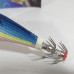 Squid Jig with Razor Spine 6" Blue with Black Stripe 